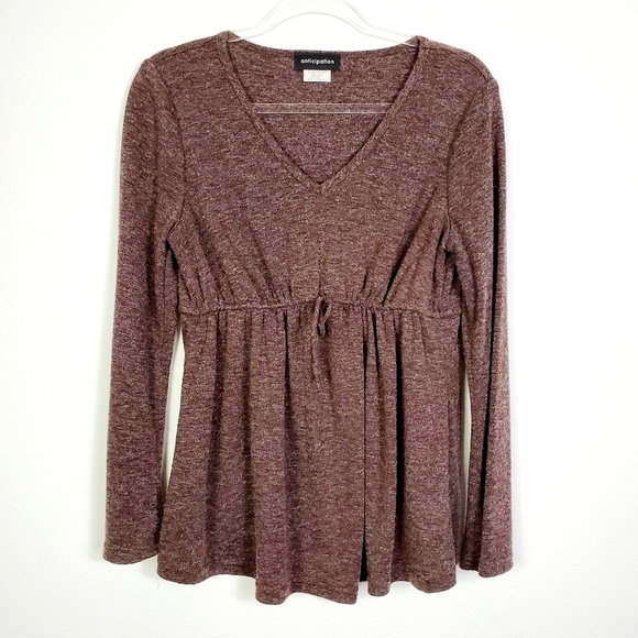 Anticipation Tops - ANTICIPATION MATERNITY LONG SLEEVE TOP